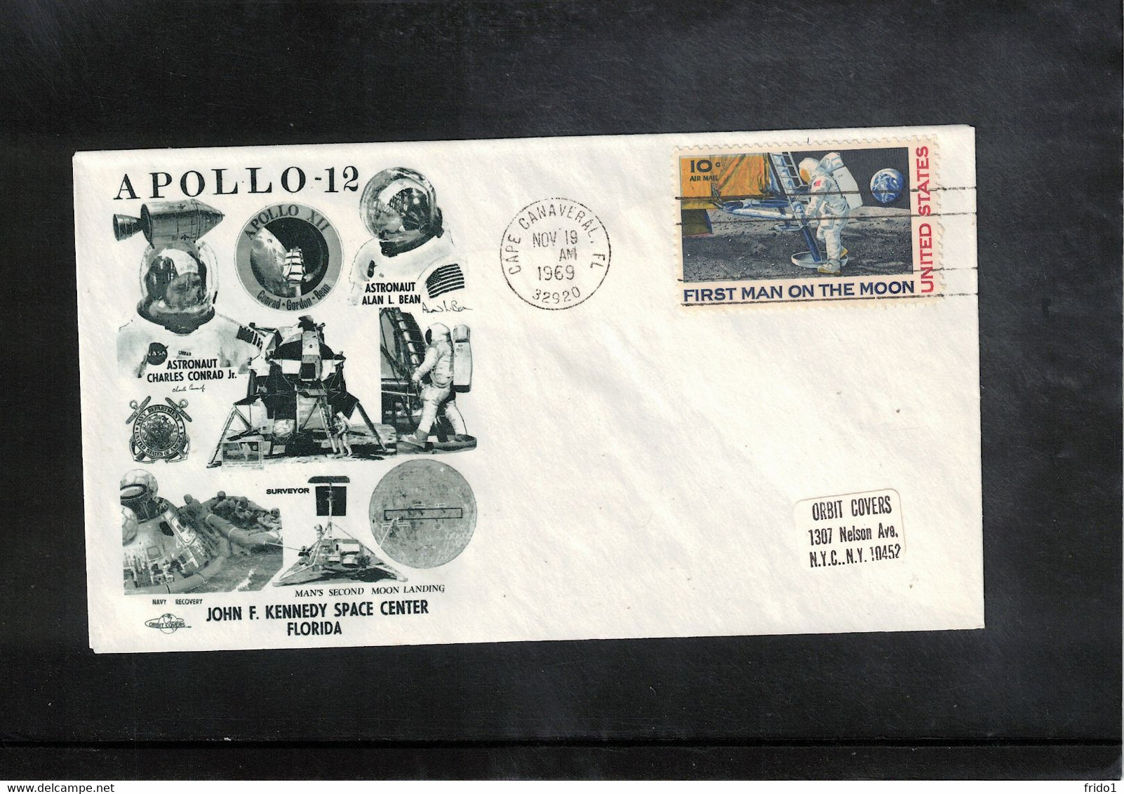 USA 1969 Space / Raumfahrt  Apollo 12 Interesting Cover - Stati Uniti