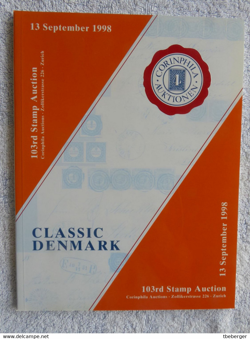 AC Corinphila 103 Auction 1998: Special Catalogue Classic Denmark - Altri & Non Classificati