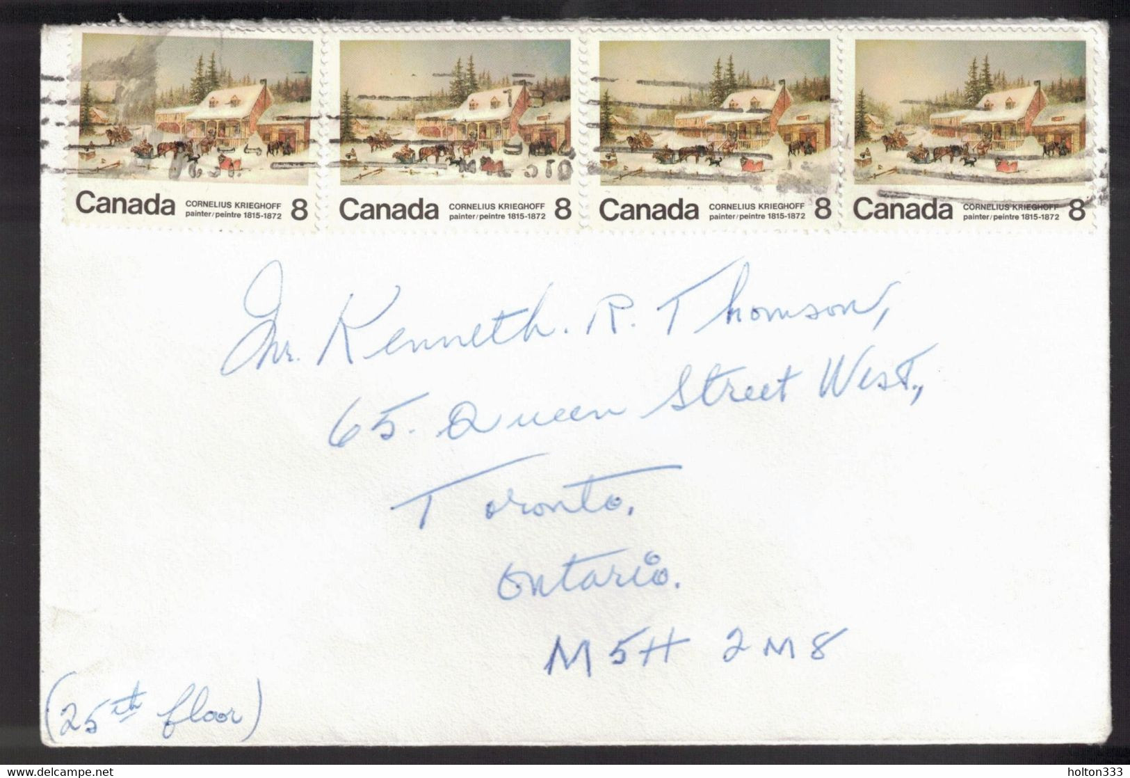 CANADA Scott # 610 And 610i On Cover - Last 2 Have Broken Door Frame - Commemorative Covers