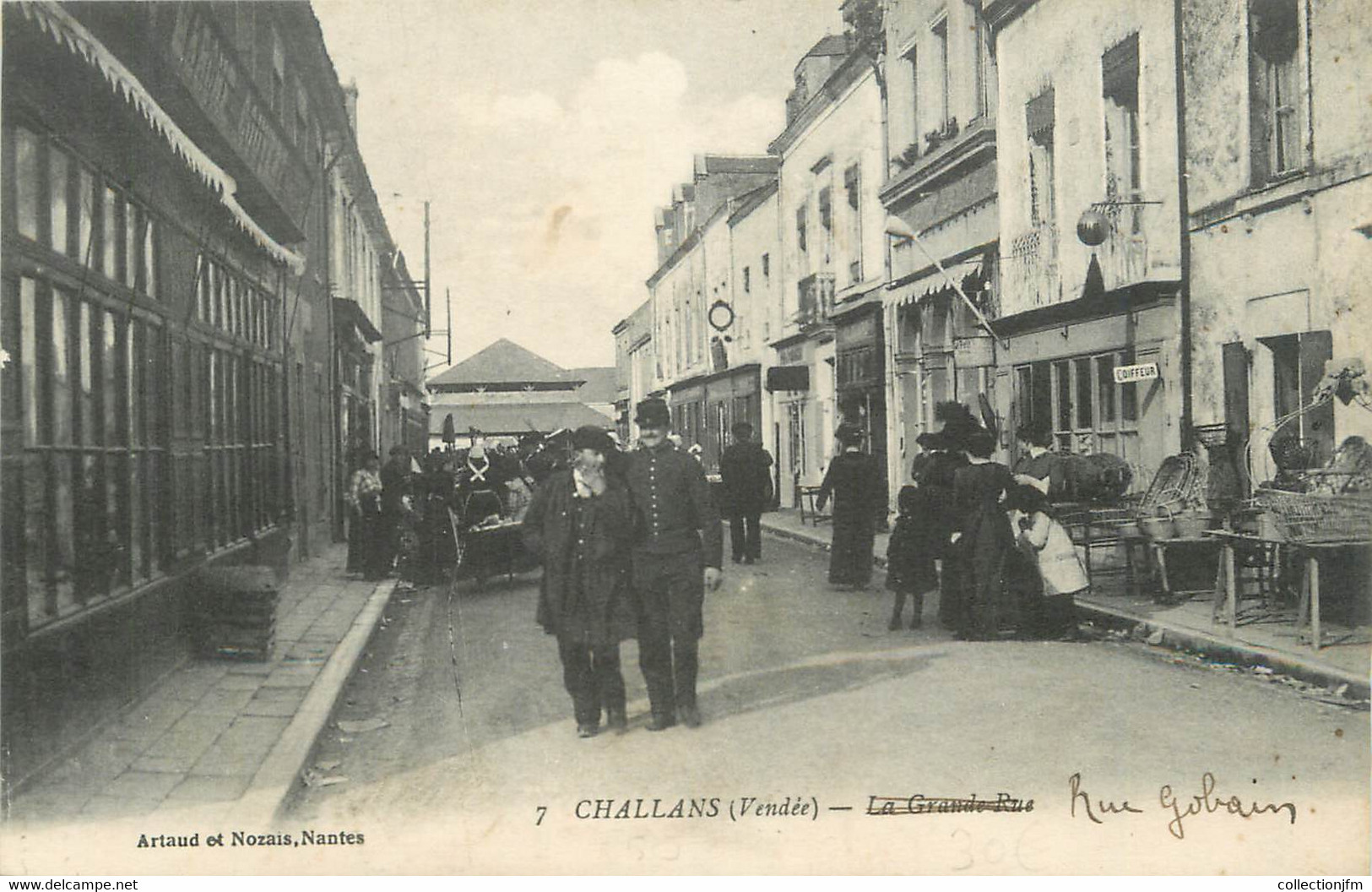 .CPA FRANCE 85 " Challans, Rue Gobain " - Challans