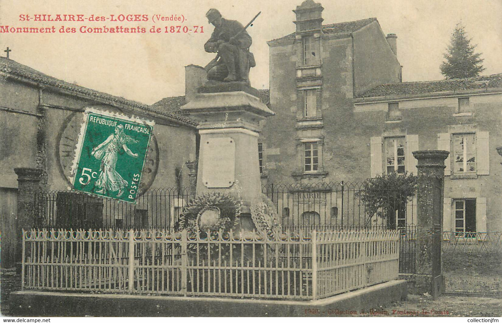 .CPA FRANCE 85 "St Hilaire Des Loges, Monument Aux Morts " - Saint Hilaire Des Loges