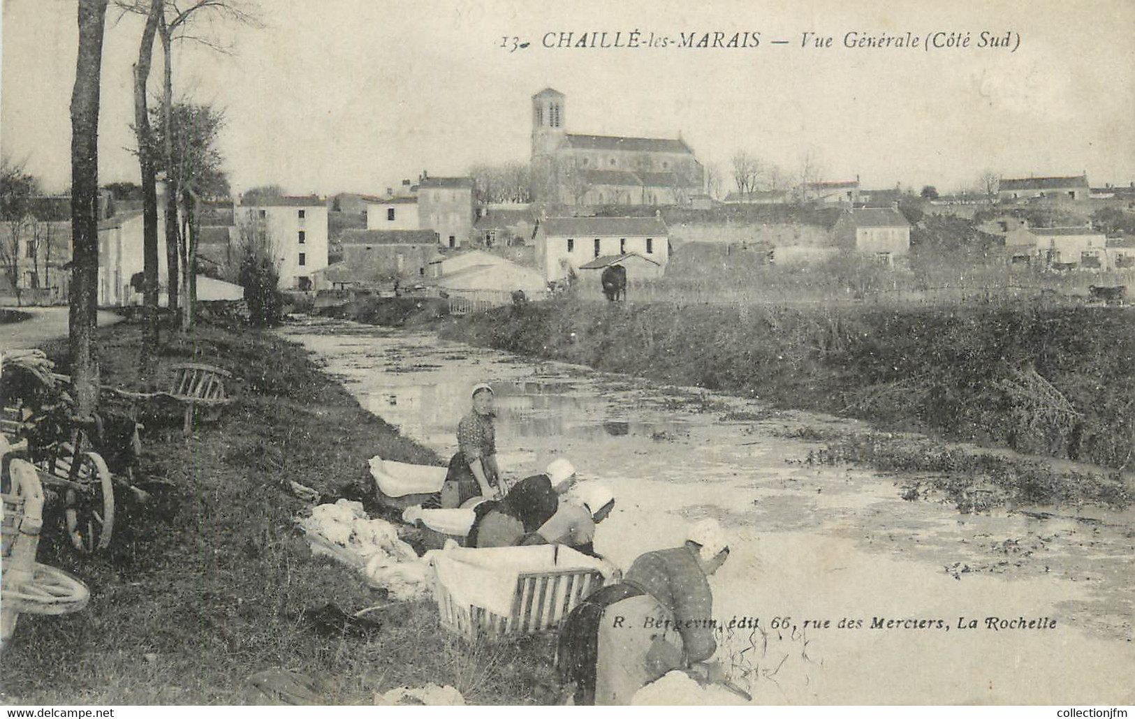 .CPA FRANCE 85 " Chaillé Les Marais, Vue Générale " - Chaille Les Marais