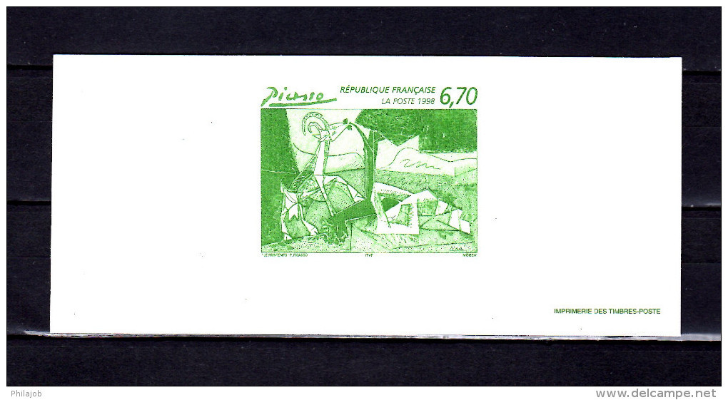 " LE PRINTEMPS De PICASSO " Sur Gravure Officielle De 1998 N° YT 3162. Parfait état ! - Picasso
