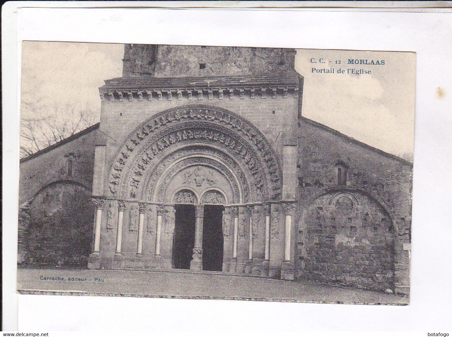 CPA DPT  64 MORLAAS, LE PORTAIL DE L EGLISE - Morlaas