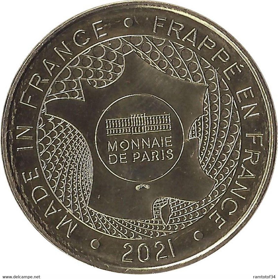 2021 MDP123 - AUVILLAR - Halte Sur Le Chemin De Saint-Jacques De Compostelle / MONNAIE DE PARIS 2021 - 2021