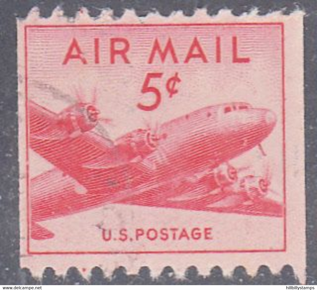 UNITED STATES     SCOTT NO  C37    USED    YEAR  1949 - 2b. 1941-1960 Nuovi