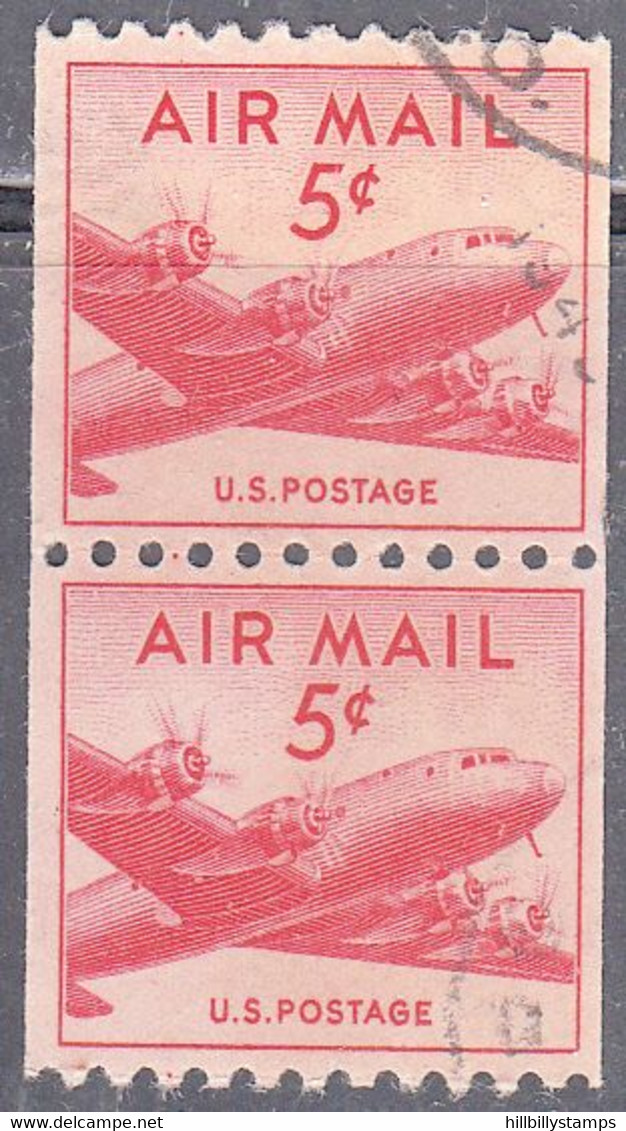 UNITED STATES     SCOTT NO  C37    USED    YEAR  1949 - 2b. 1941-1960 Unused