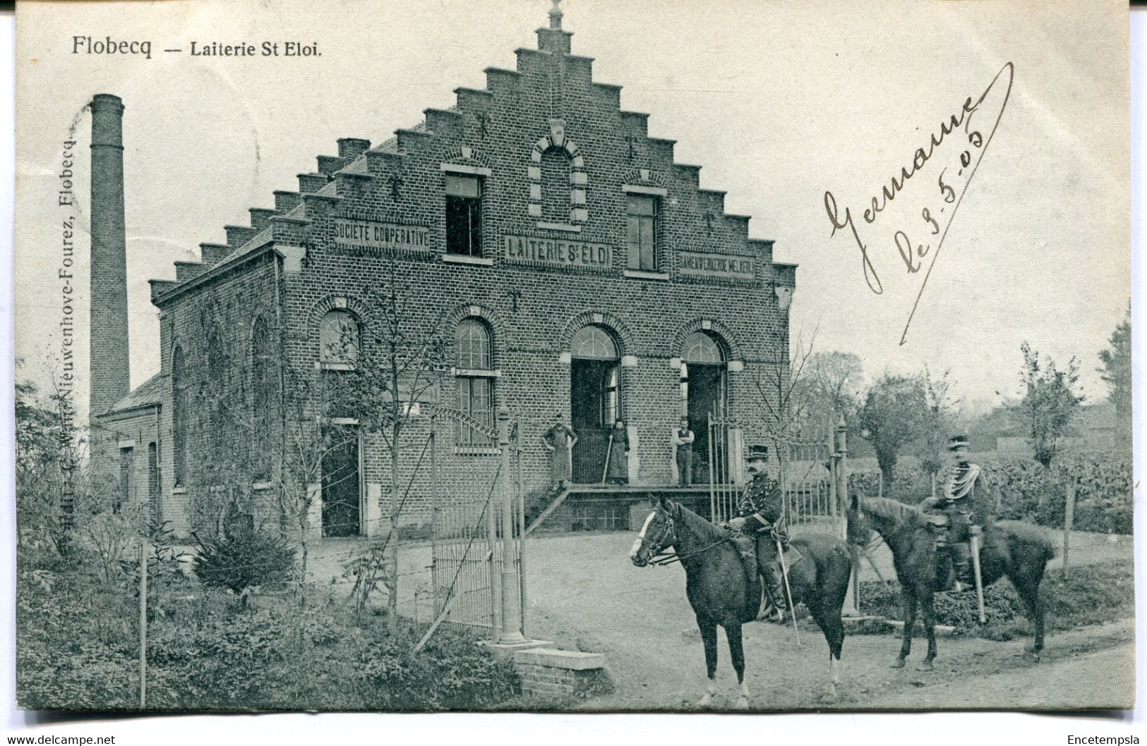 CPA - Carte Postale - Belgique - Flobecq - Laiterie St Eloi  - 1905 (AT16584) - Vloesberg