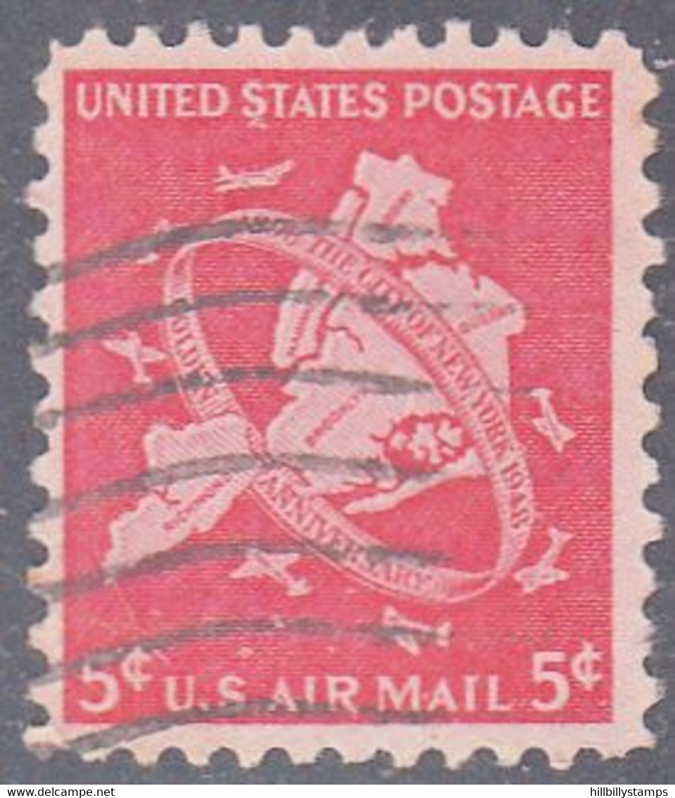 UNITED STATES     SCOTT NO  C38    USED    YEAR  1948 - 2b. 1941-1960 Nuovi