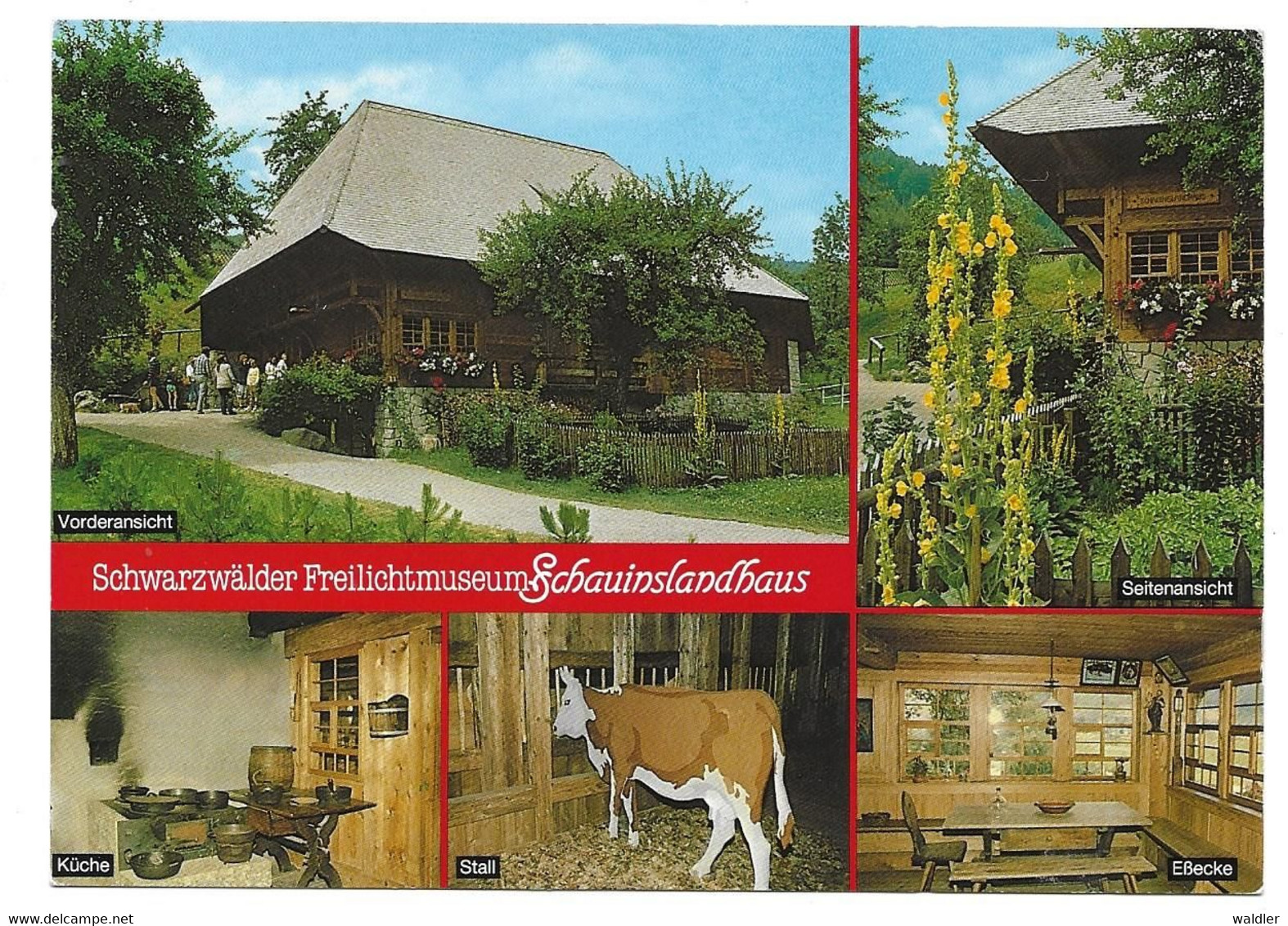 7611  GUTACH   IM SCHWARZWALD, FREILICHTMUSEUM SCHAUINSLANDHAUS - Gutach (Schwarzwaldbahn)