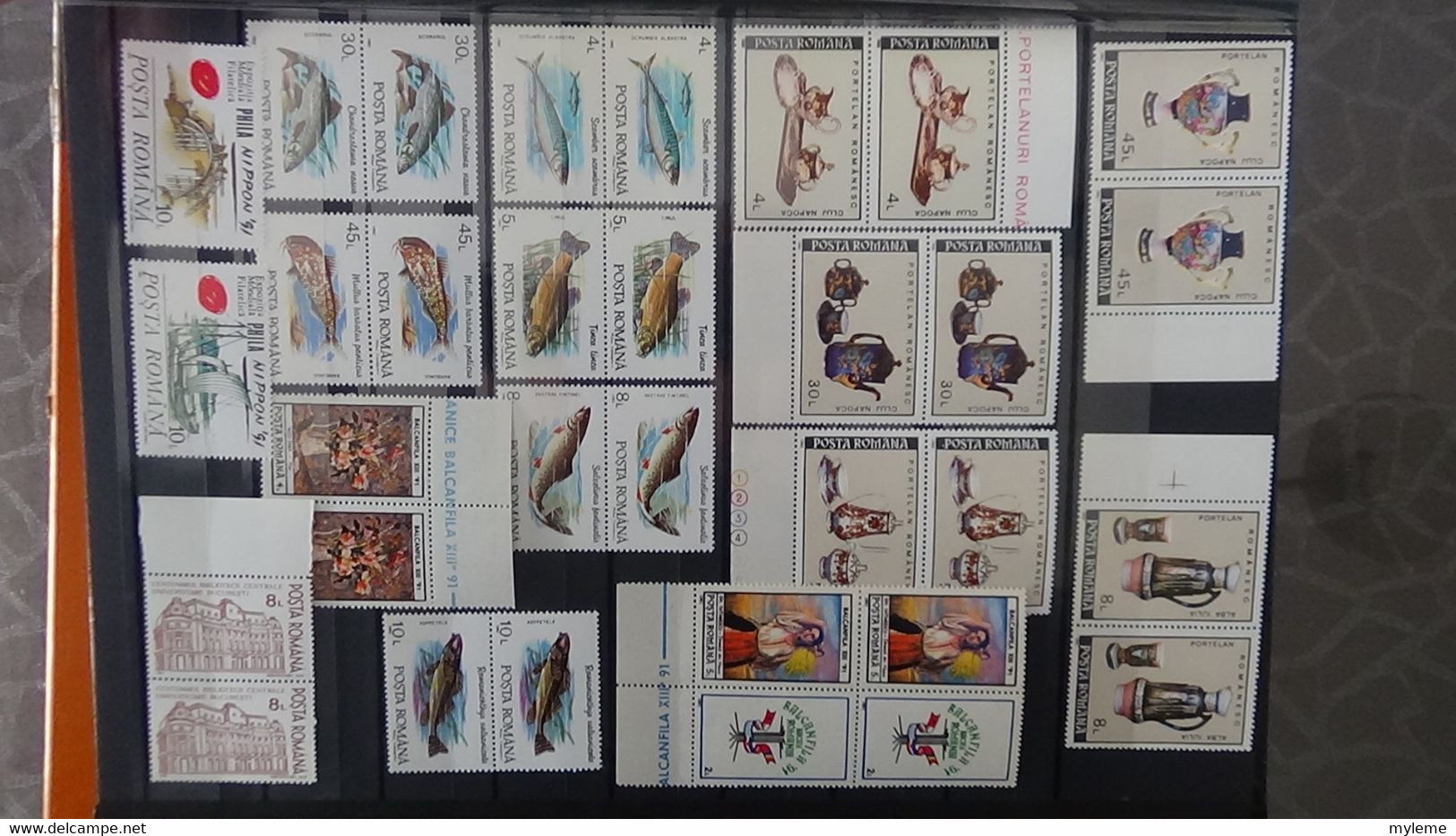 S90 Collection de Roumanie en timbres **.  A saisir !!!