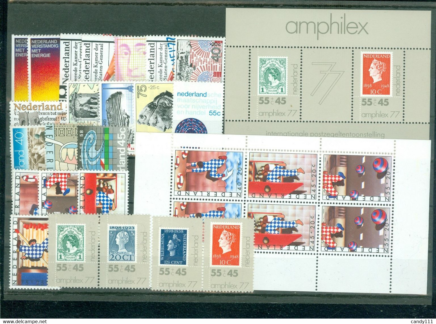 1977 Netherlands,Nederland,Niederlande,Holland,Complete Year=23 Stamps +2s/s,MNH - Full Years