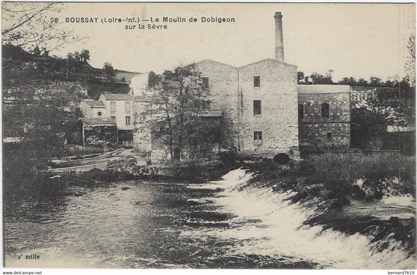 44  Boussay  -  Le Moulin  De  Dobligeon Sur La Sevre - Boussay