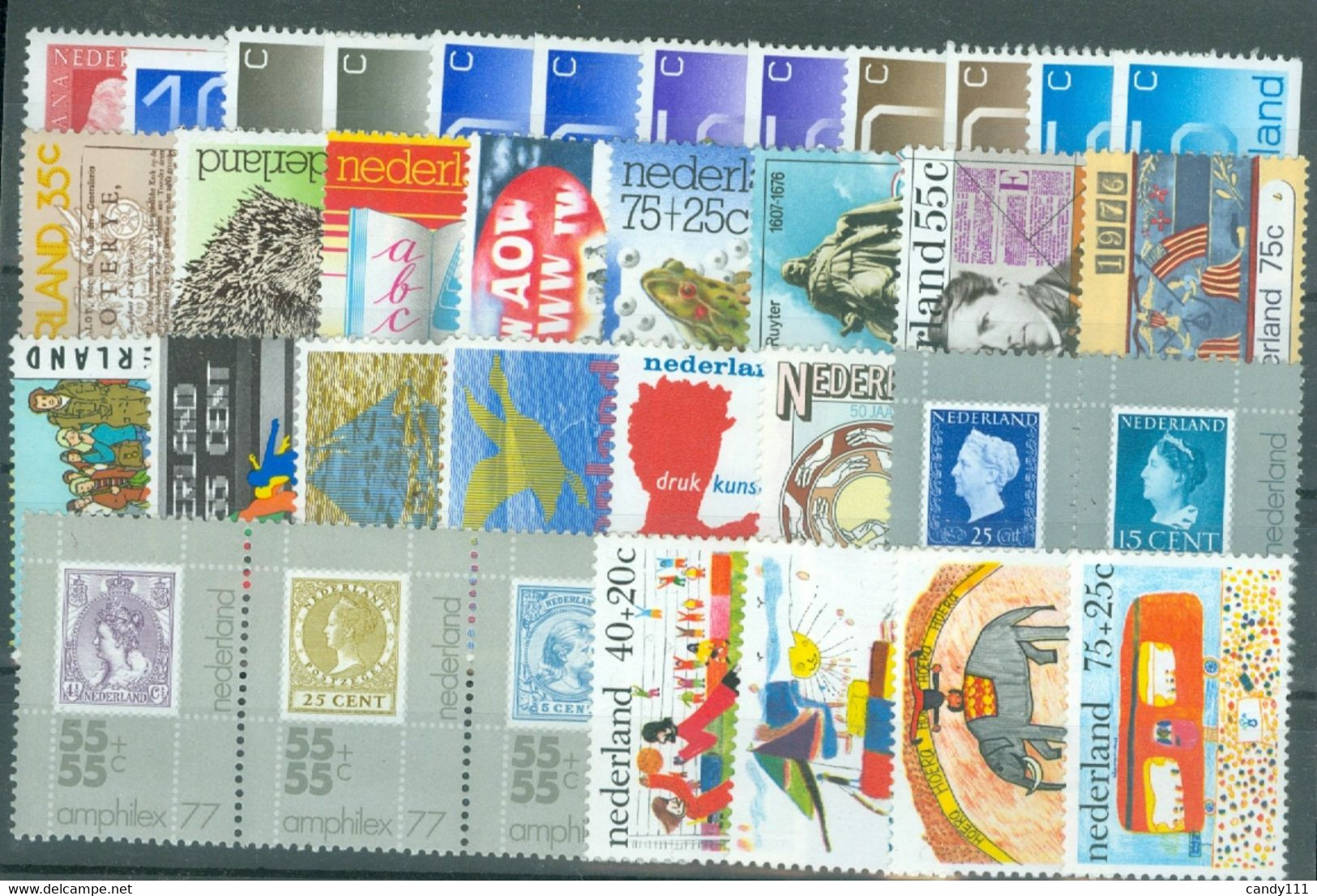 1976 Netherlands,Nederland,Niederlande,Holland,Complete Year Set=36 Stamps,MNH - Années Complètes