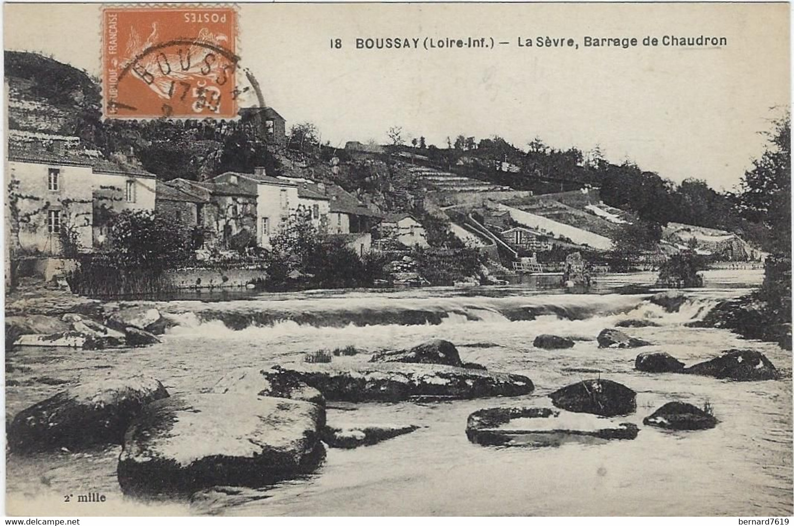 44  Boussay  -    La Sevre , Barrage De  Chaudron - Boussay