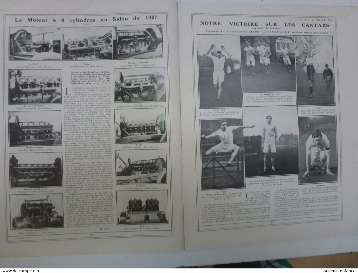 Dirigeable Verdun Patrie Chasse à Courre à Bonnelles Stade Français Racing Rugby - 1900 - 1949