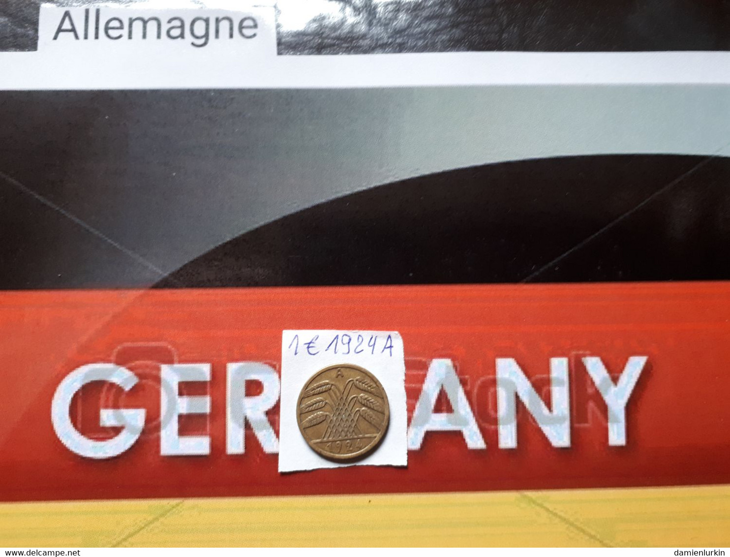 ALLEMAGNE 5 RENTENPFENNIG 1924A - 5 Rentenpfennig & 5 Reichspfennig