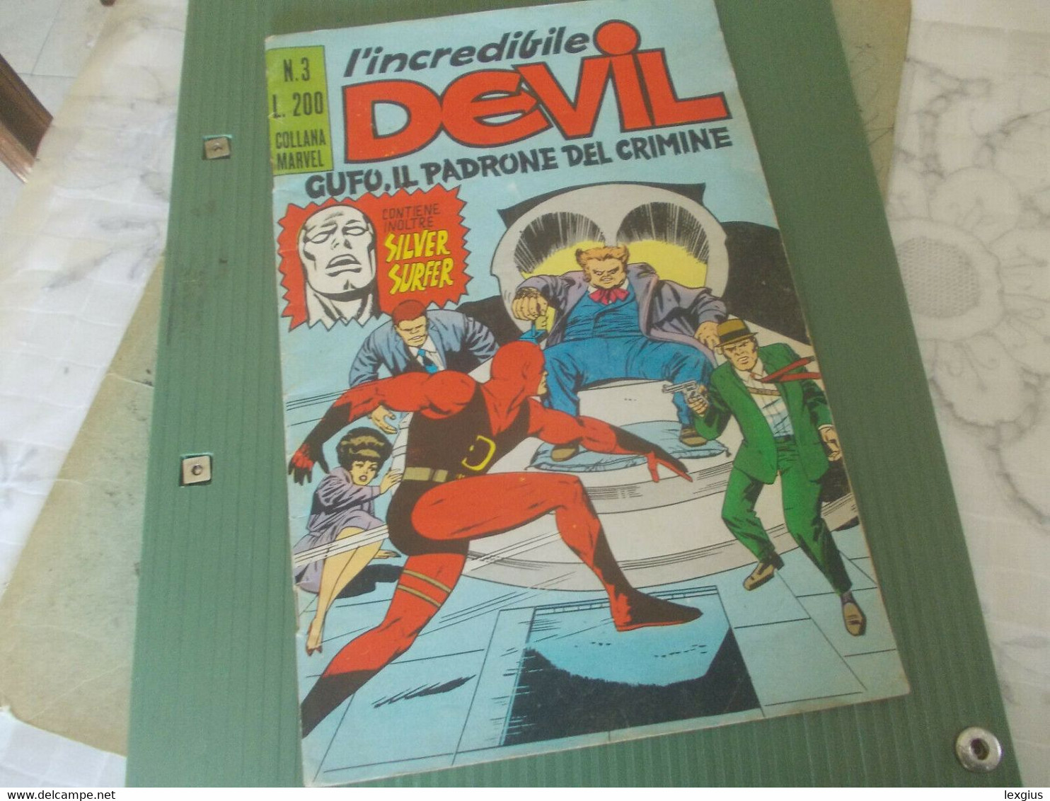 DEVIL N.3 1970 "GUFO IL PADRONE DEL CRIMINE" EDIZ. CORNO - Super Eroi