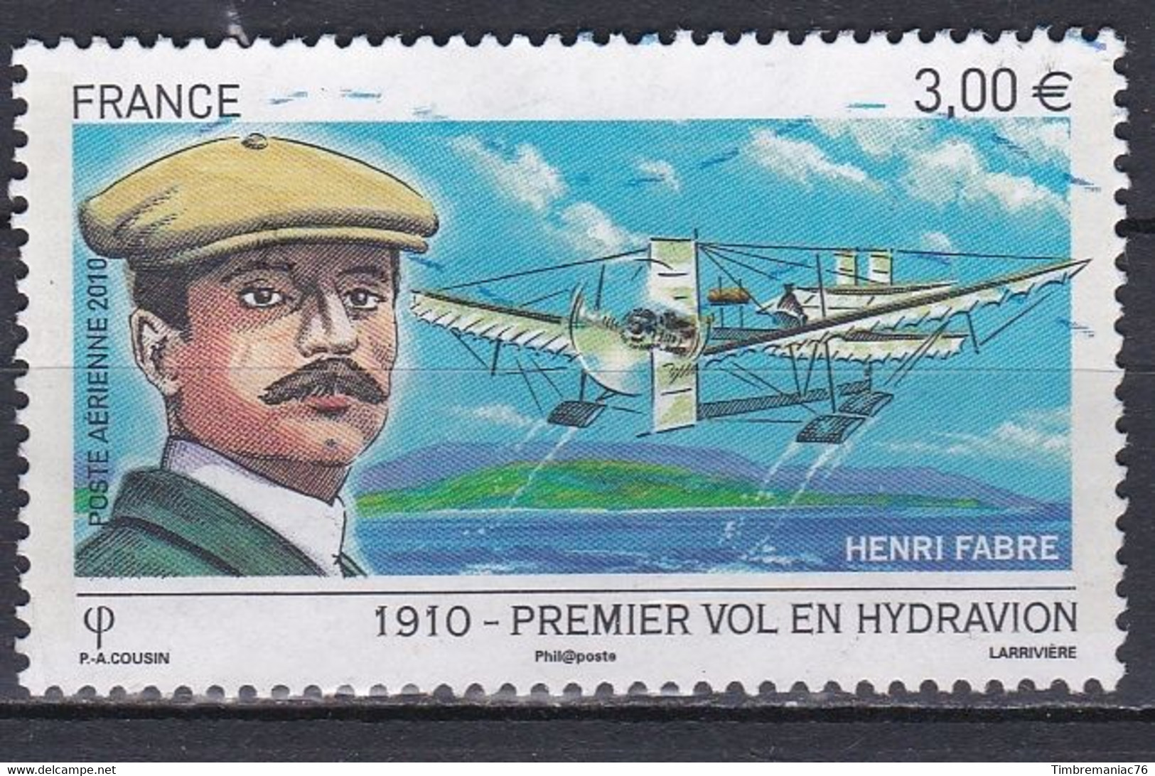 France  Poste Aérienne 2010 YT 73 Oblitéré - 1960-.... Used