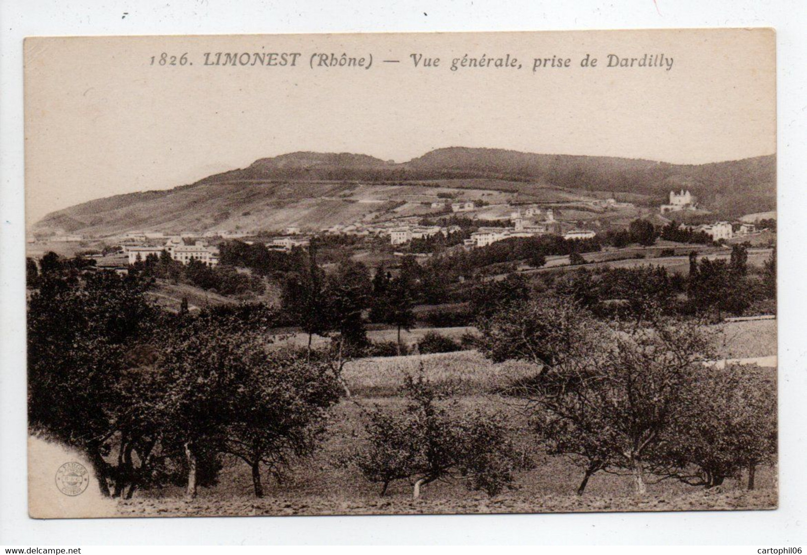 - CPA LIMONEST (69) - Vue Générale, Prise De Dardilly 1918 - Edition Farges 1826 - - Limonest