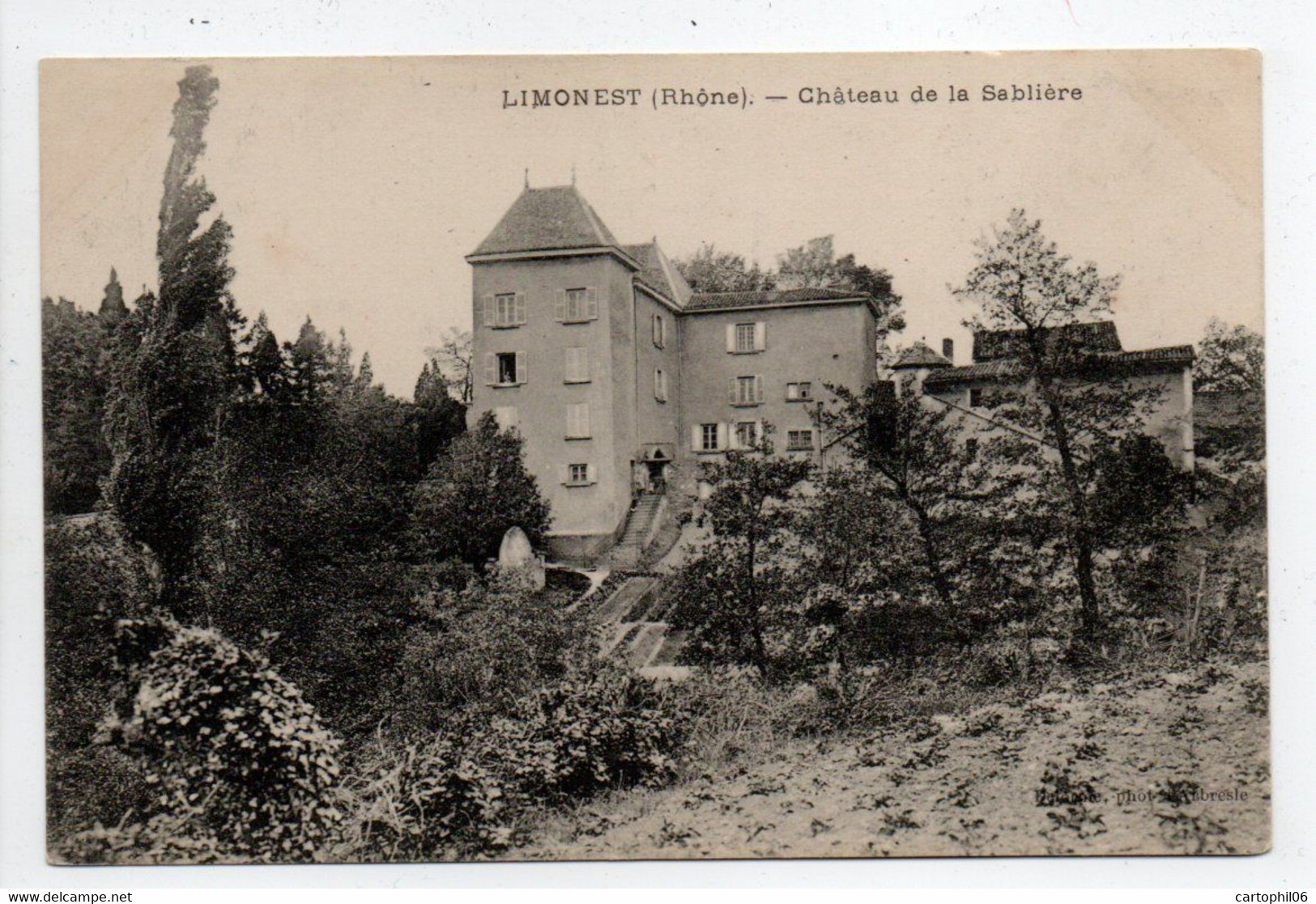 - CPA LIMONEST (69) - Château De La Sablière - Photo Delorme - - Limonest