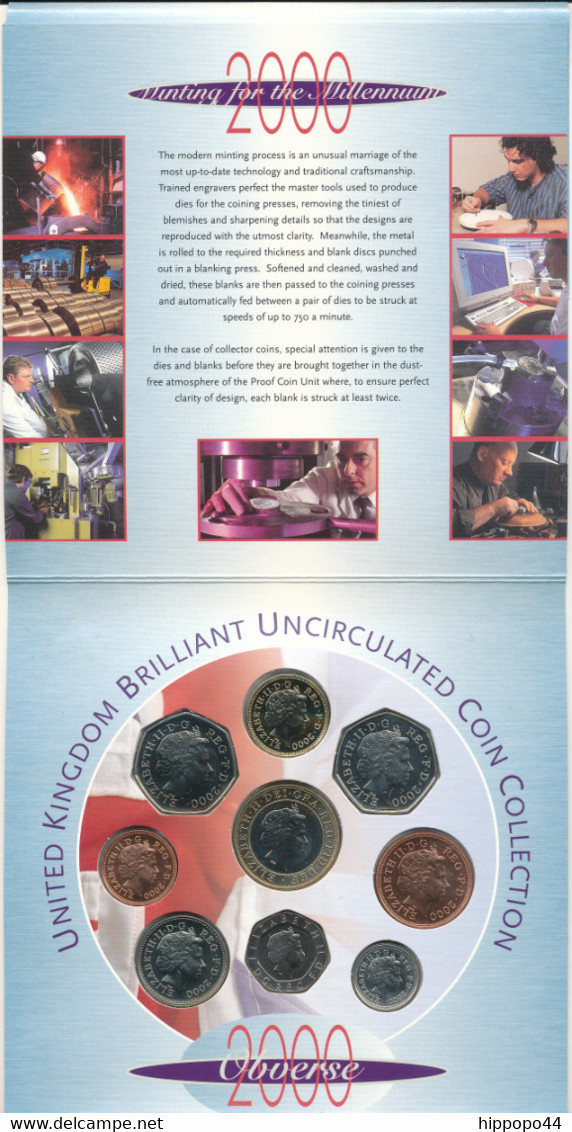 Grande-Bretagne United Kingdom, 2000 Millennium Brilliant Uncirculated Coin Collection - Mint Sets & Proof Sets
