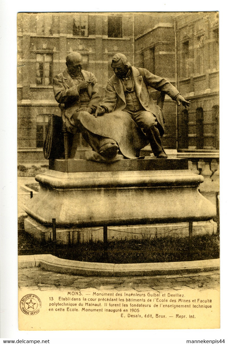 Mons - Monument Des Ingénieurs - Mons