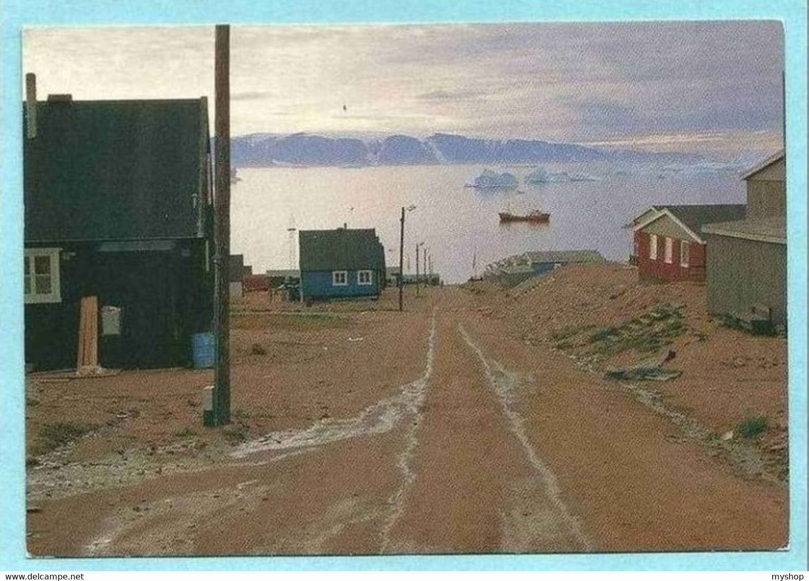 GREENLAND 01, * QANAQ * POLAR VILLAGE VIEW *   ( DANISH PHOTOGRAPHER  JØRGEN FISCHER) - Greenland