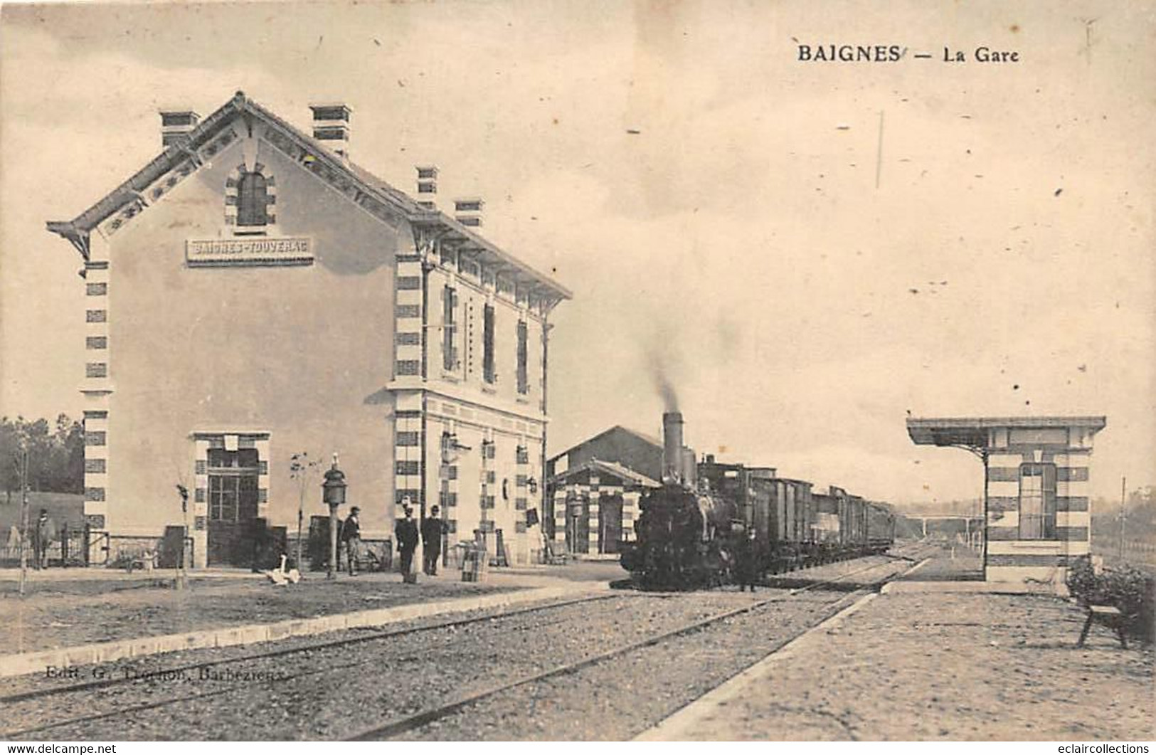 Baignes-Sainte-Radegonde        16        Intérieur De La Gare.    (voir Scan) - Altri & Non Classificati