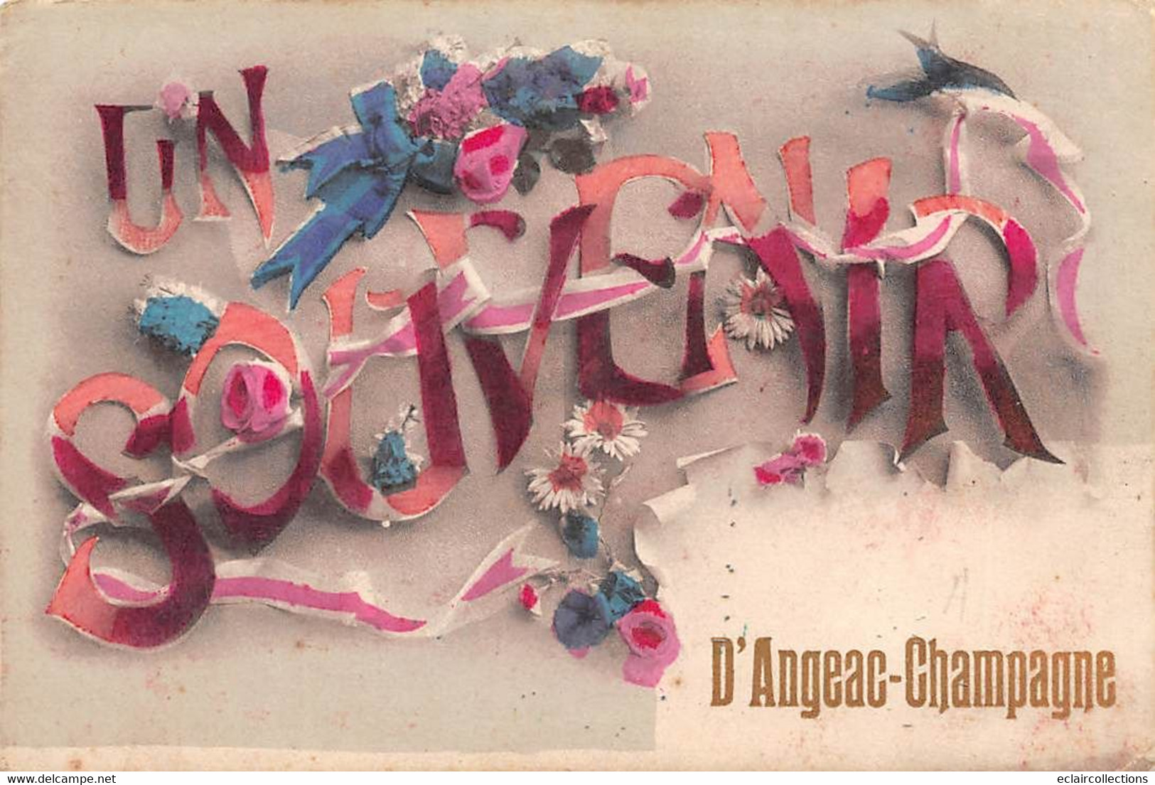 Angeac-Champagne         16         Fantaisie. Un Bonjour De....      (voir Scan) - Andere & Zonder Classificatie