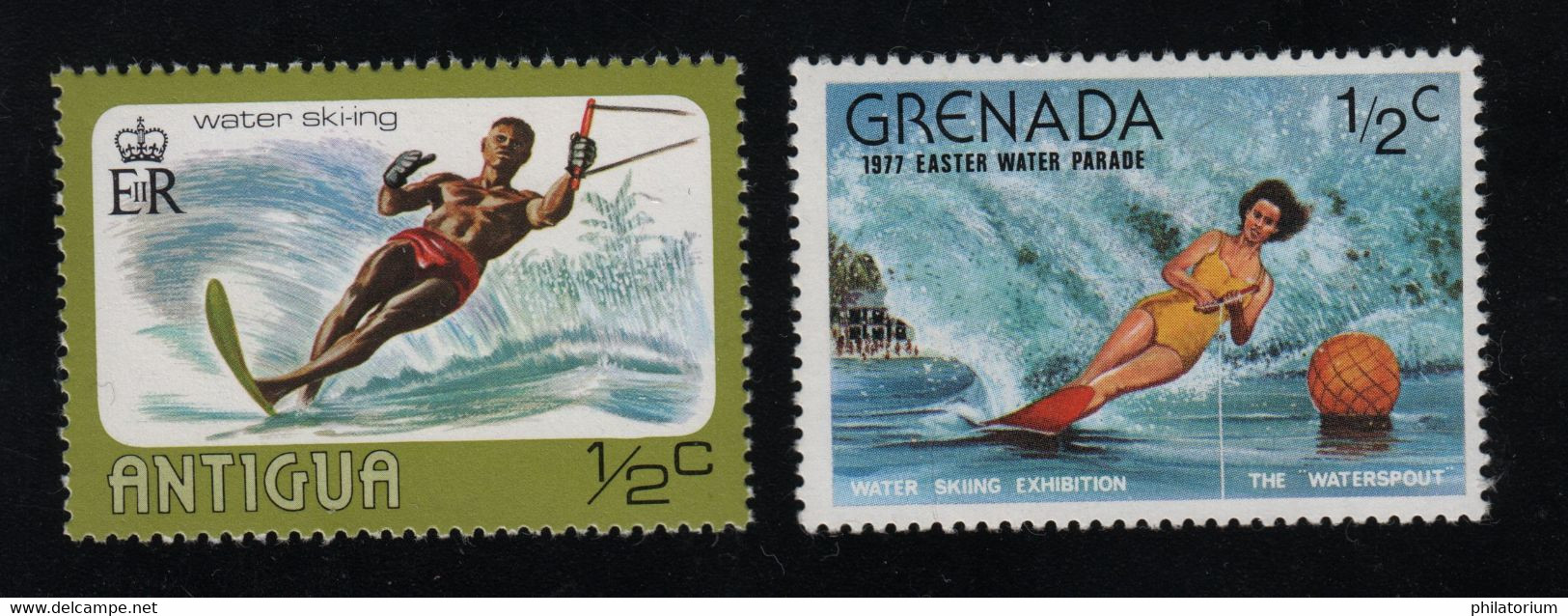 Ski Nautique, Grenada + Antigua, ** - Wasserski