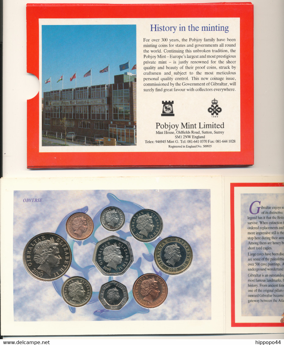 Gibraltar, 2000 Brilliant Uncirculated Coin Collection, Rare Set - Gibraltar