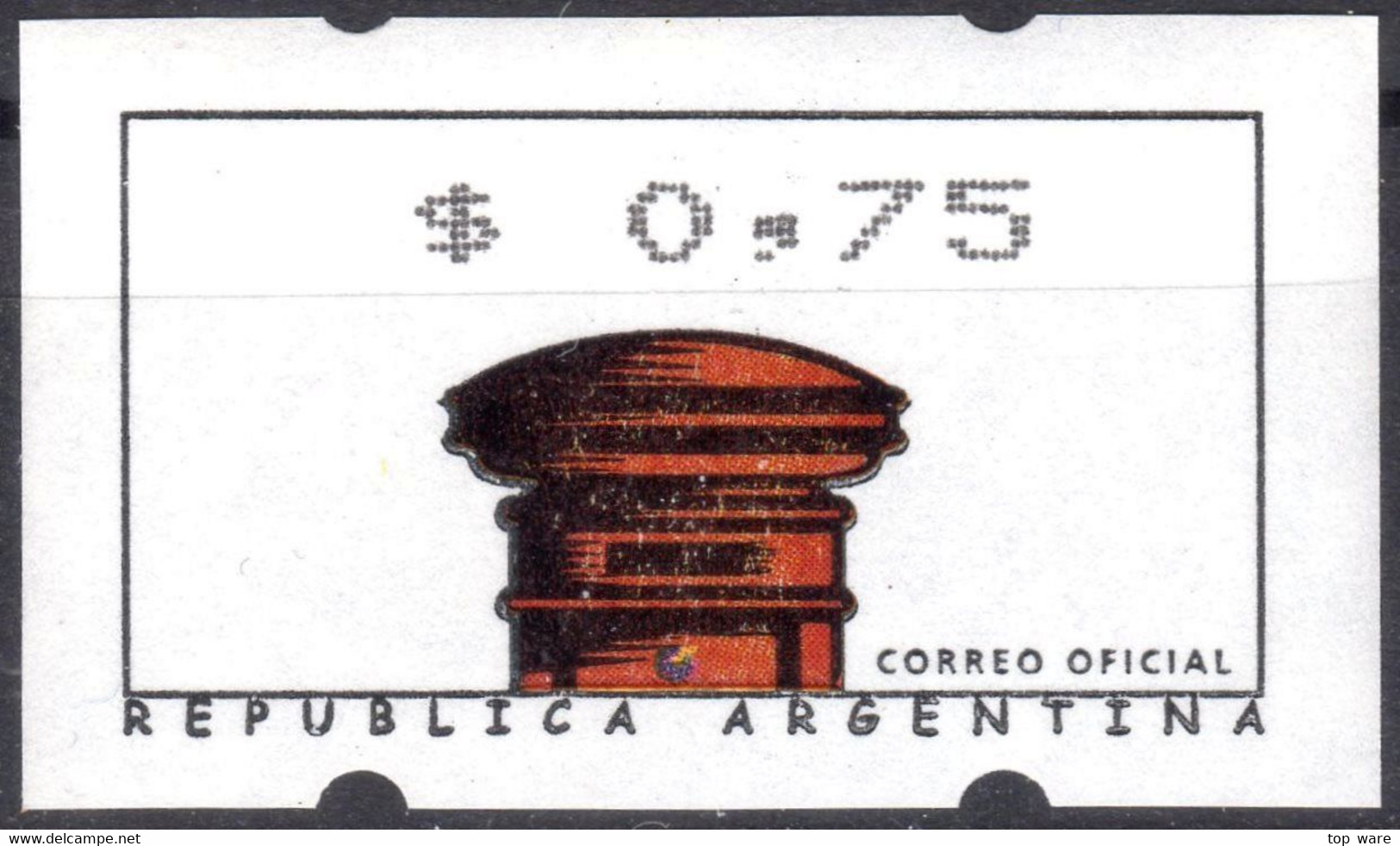 1995-2003 Argentinien Argentina ATM 1-3 / Komplett Postfrisch / FRAMA Stamps Automatenmarken Etiquetas Automatici - Franking Labels