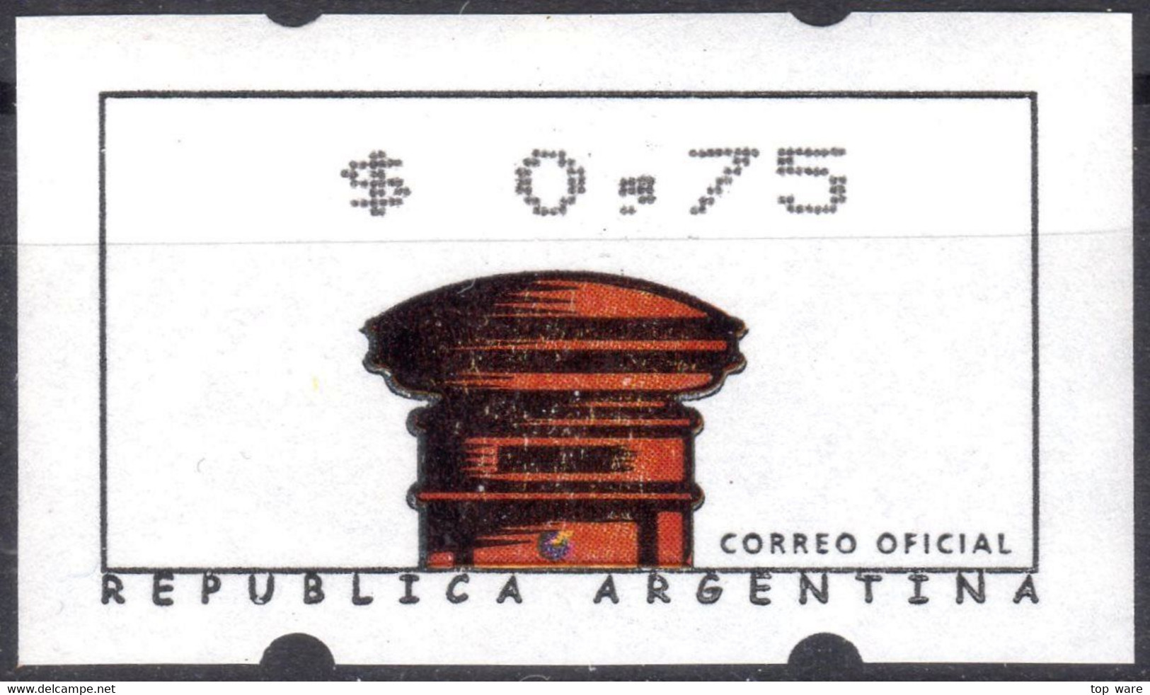 1995-2003 Argentinien Argentina ATM 1-3 / Komplett Postfrisch / FRAMA Stamps Automatenmarken Etiquetas Automatici - Frankeervignetten (Frama)