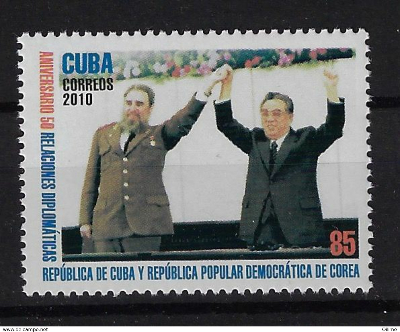 CUBA 2010. RELACIONES CUBA Y LA REPÚBLICA DEMOCRÁTICA DE COREA.EDIFIL 5586 - Nuevos