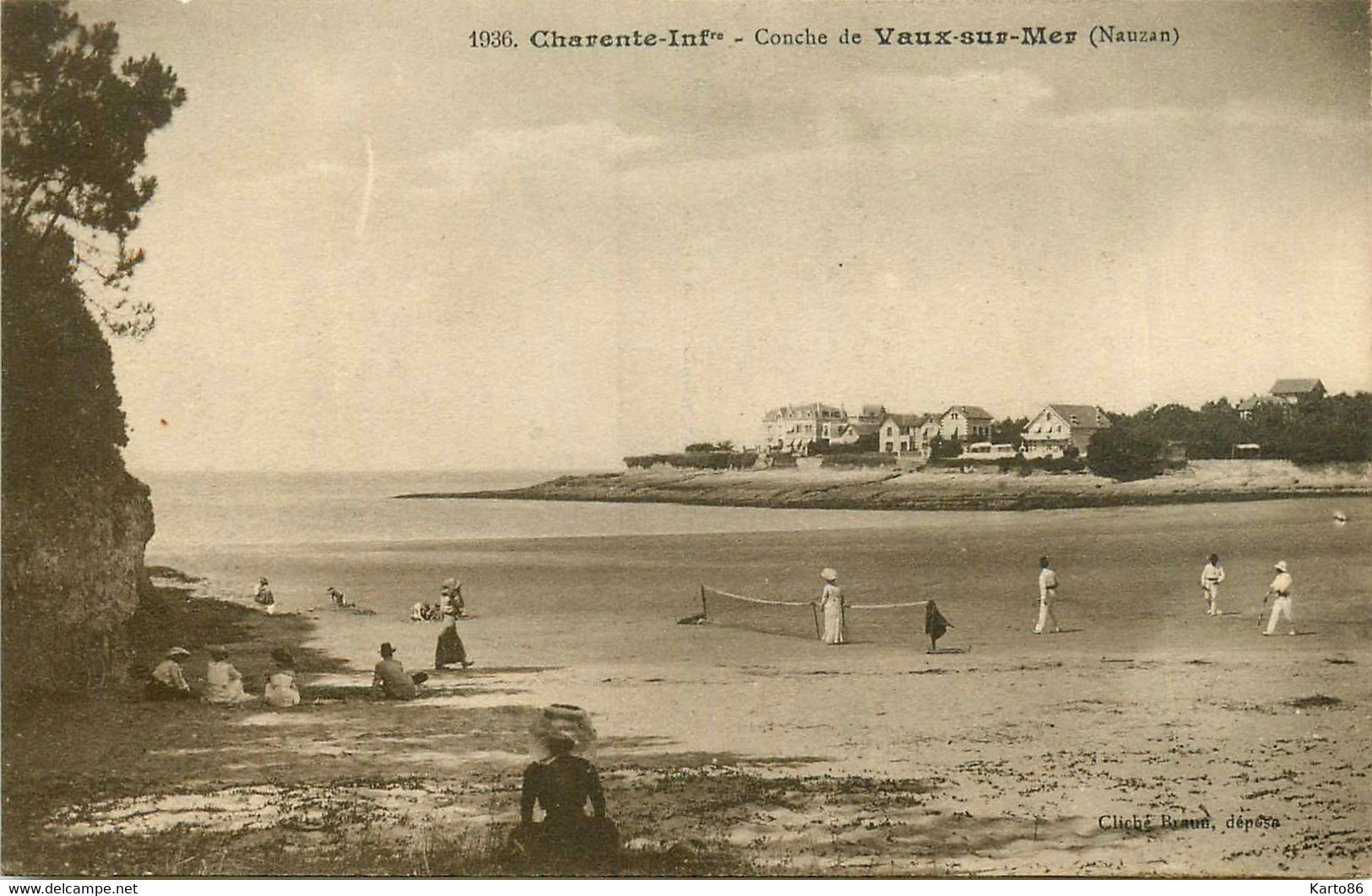 Vaux Sur Mer * La Conche * Jeu De Tennis Sur La Plage - Vaux-sur-Mer