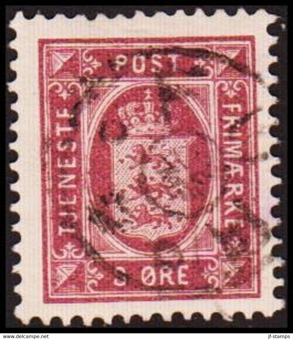 1906. Official. 3 ØRE With Starcancel FUR.  (Michel Di 4 Z) - JF417829 - Officials