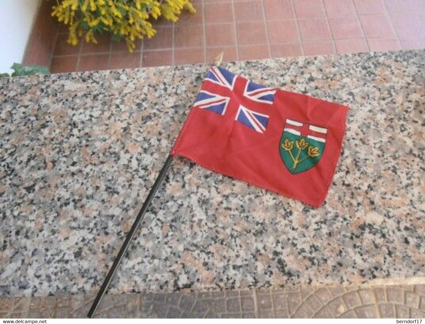 BANDIERINA CANADESE - STATO ONTARIO - Flags