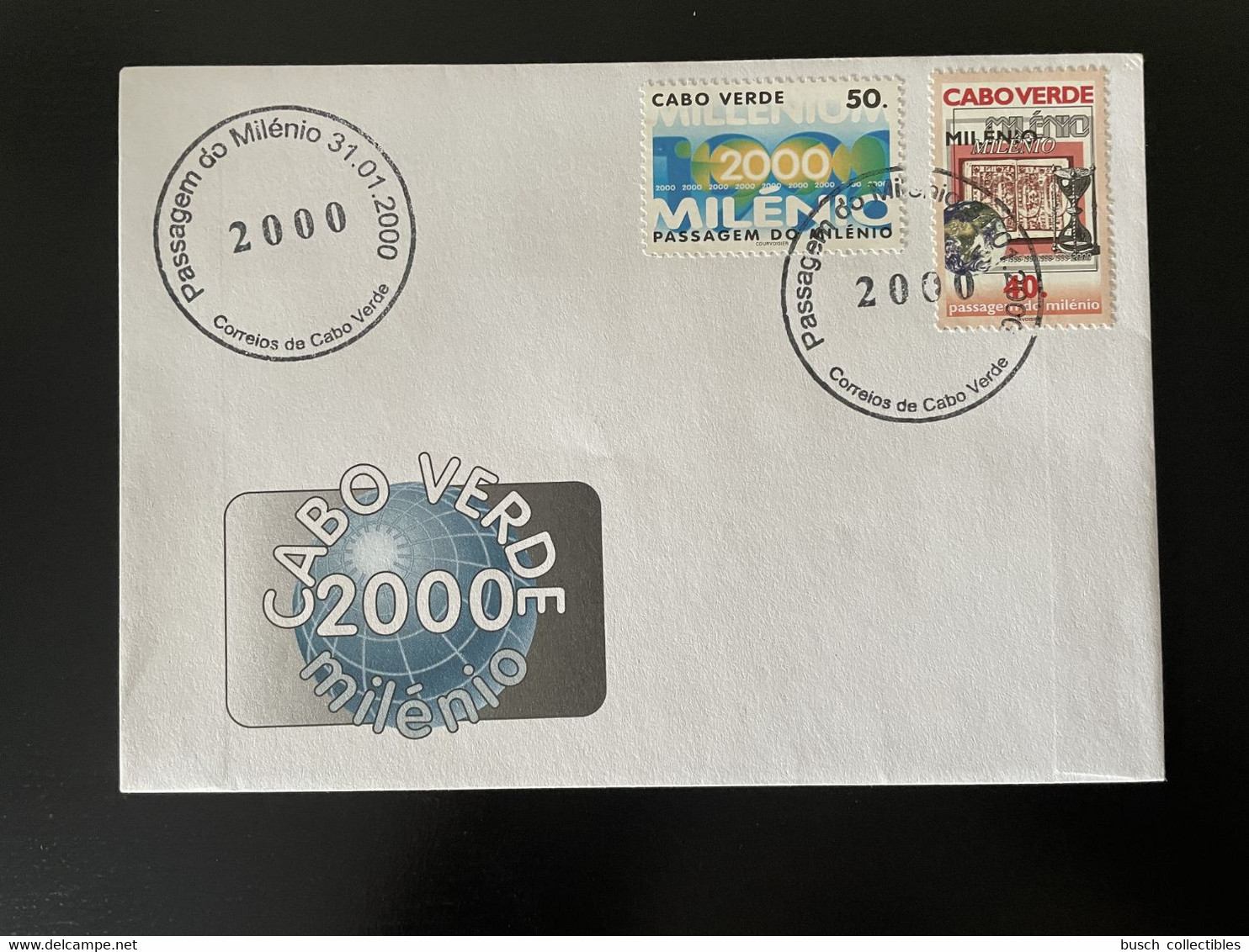 Cape Kap Verde Cabo Verde 2000 Mi. 769 - 770 FDC Milénio Millenium - Cap Vert