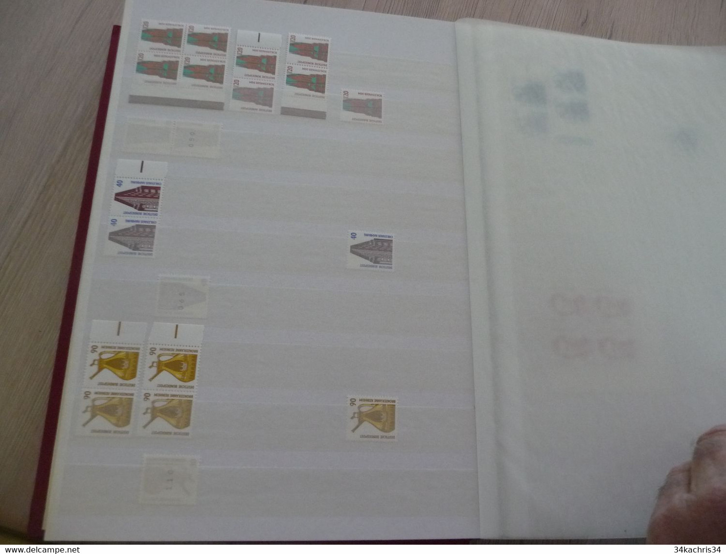 Allemagne Deutschland stock année 1988 à 990 surtout neuf carnet planche et multiple