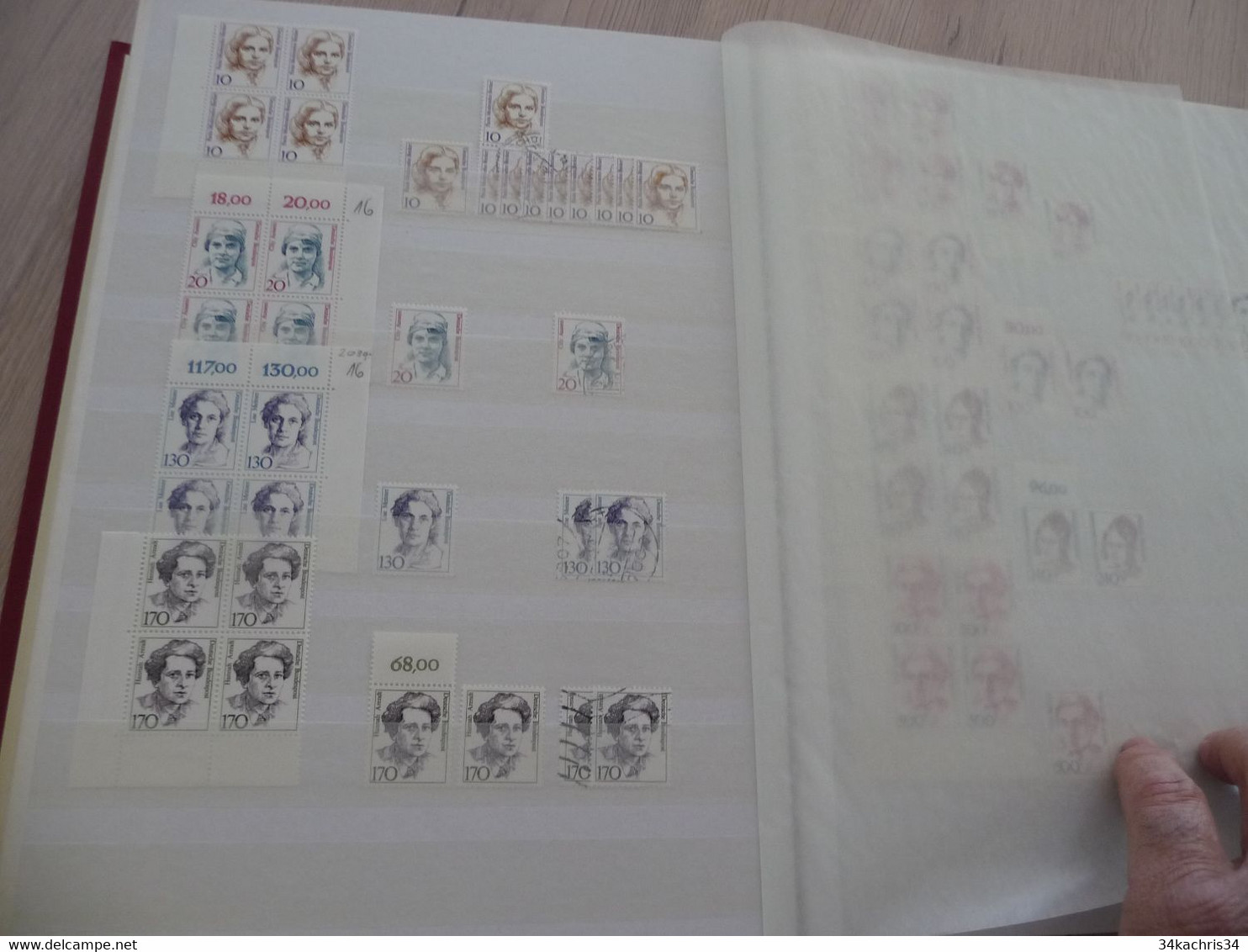 Allemagne Deutschland stock année 1988 à 990 surtout neuf carnet planche et multiple