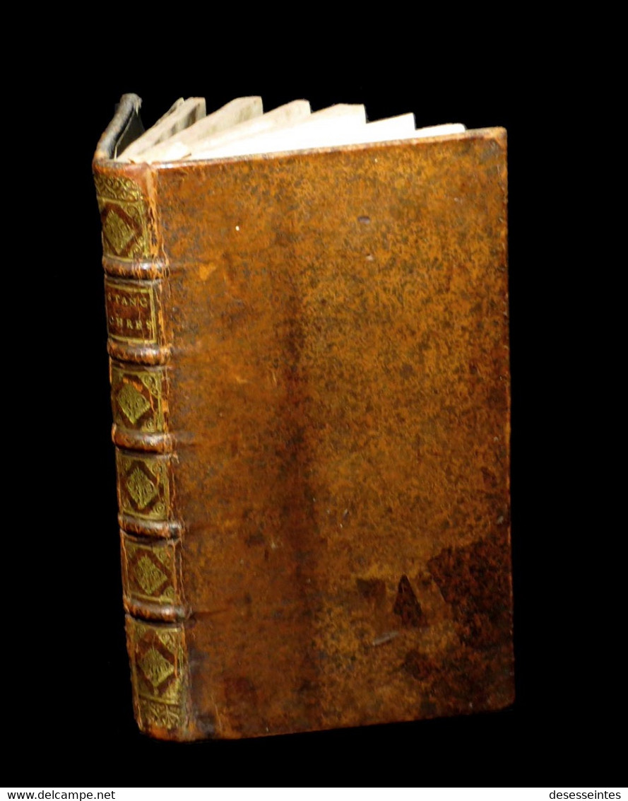 [THEOLOGIE BIBLE] TESTU De BELLEVAL (Jacques) - Stances Chrétiennes. 1688. - Antes De 18avo Siglo