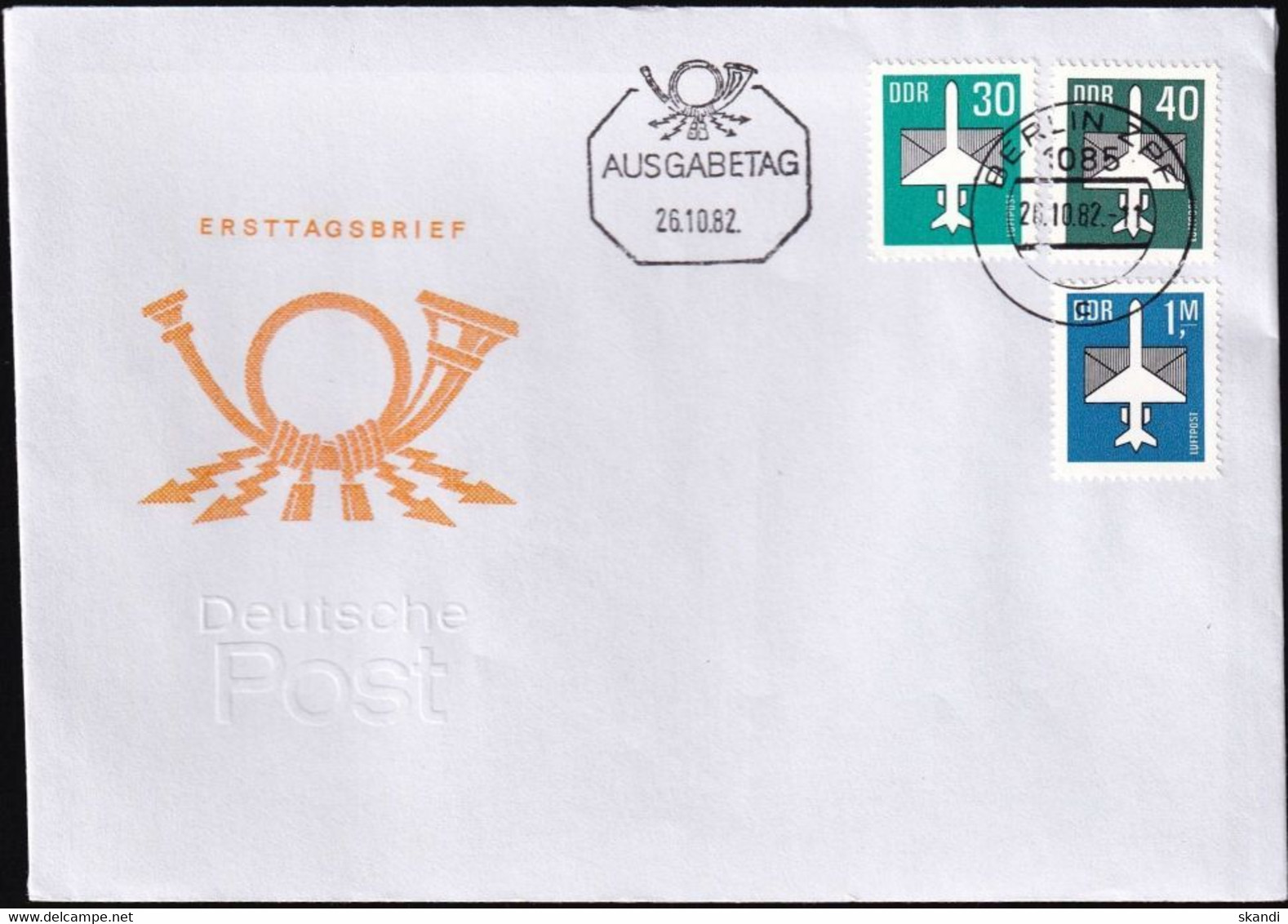 DDR 1982 Mi-Nr. 2751/53 FDC - 1981-1990