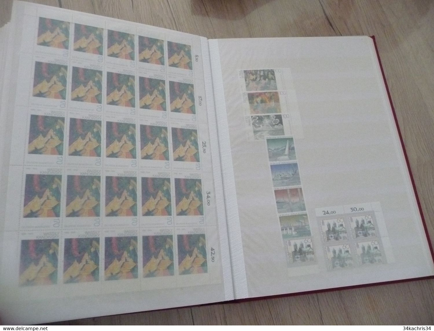 Allemagne Deutschland stock année 1991 à 1992 surtout neuf carnet planche et multiple