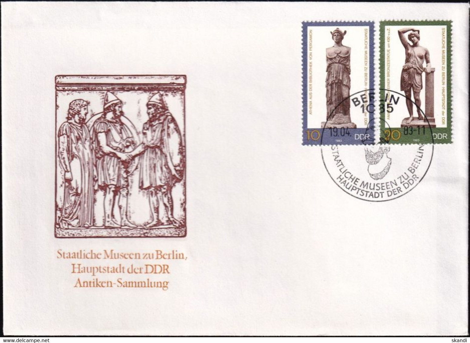 DDR 1983 Mi-Nr. 2790/91 FDC - 1981-1990