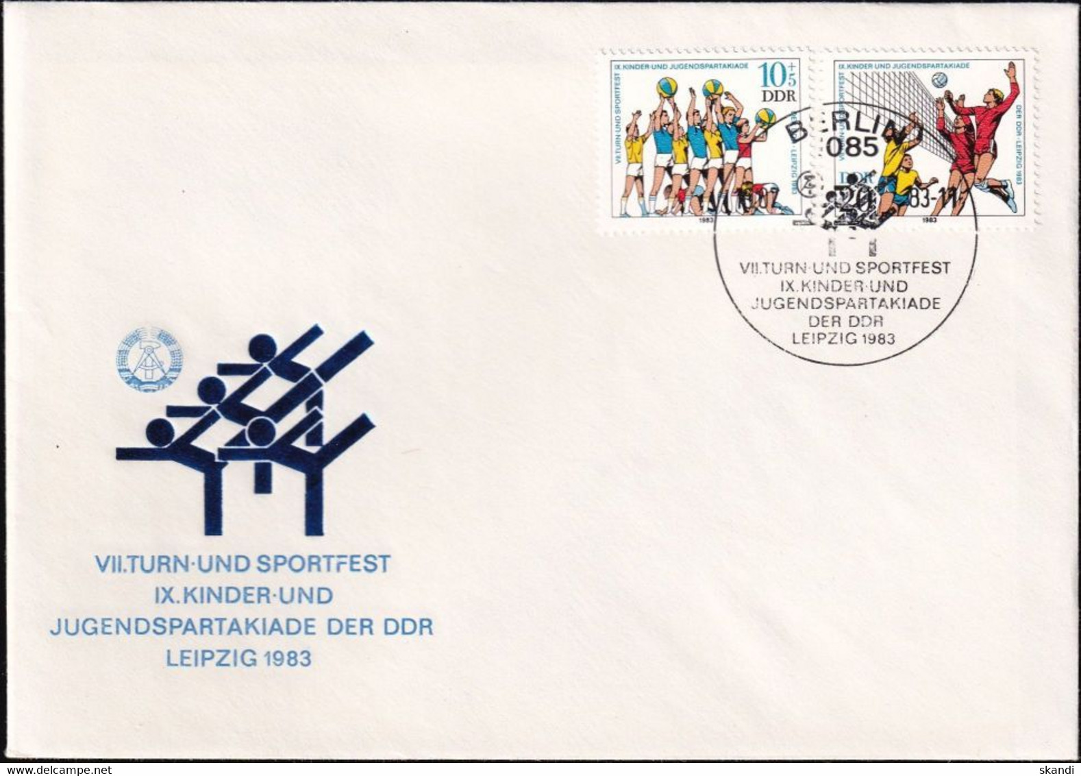 DDR 1983 Mi-Nr. 2814/15 FDC - 1981-1990