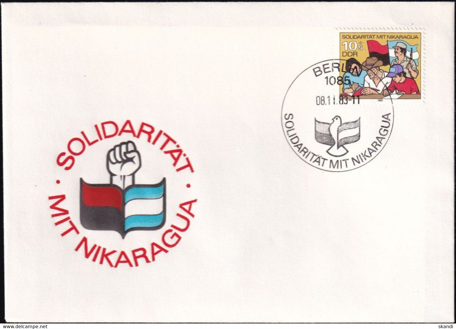 DDR 1983 Mi-Nr. 2834 FDC - 1981-1990