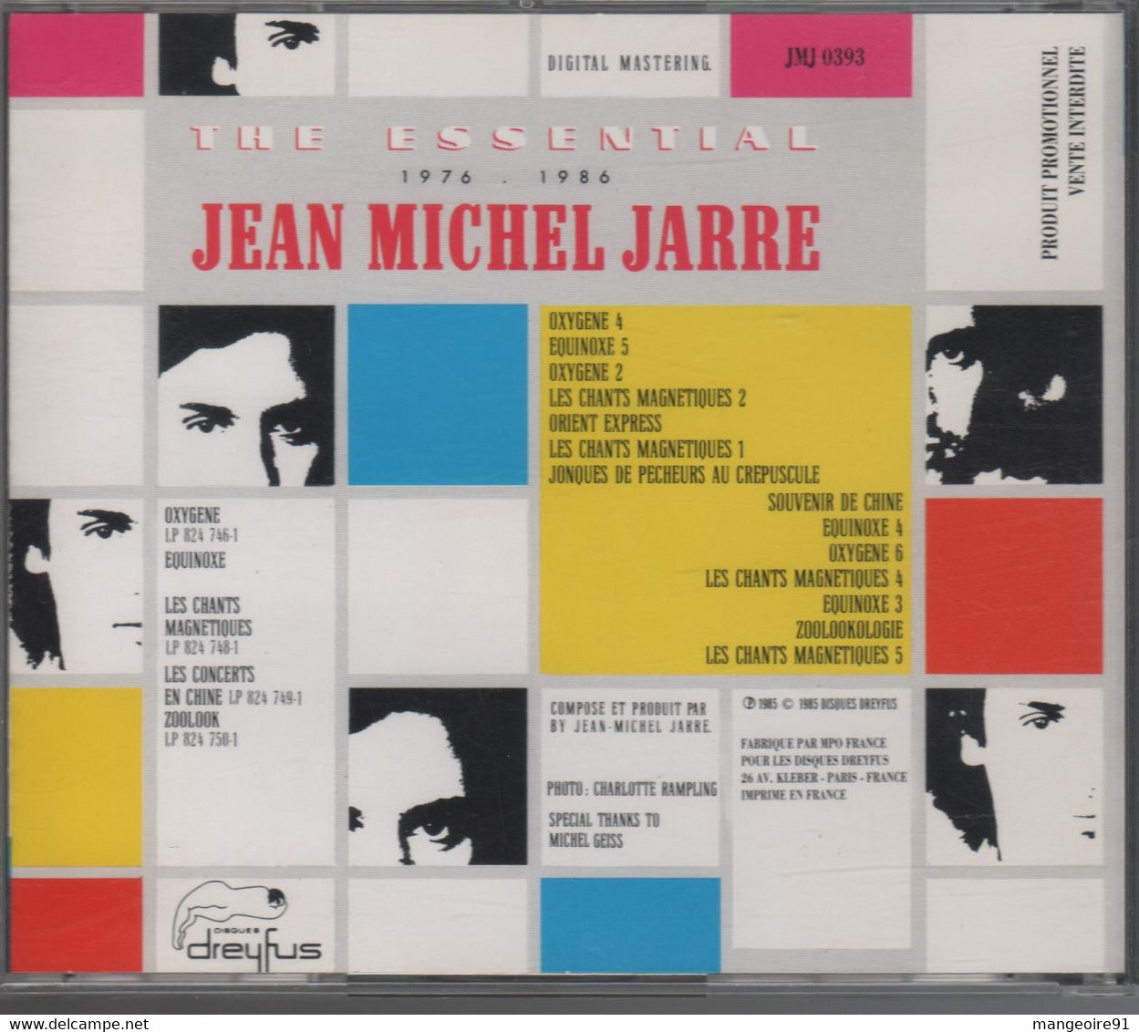 CD JEAN-MICHEL JARRE The Essential 1976-1986 - Musicals