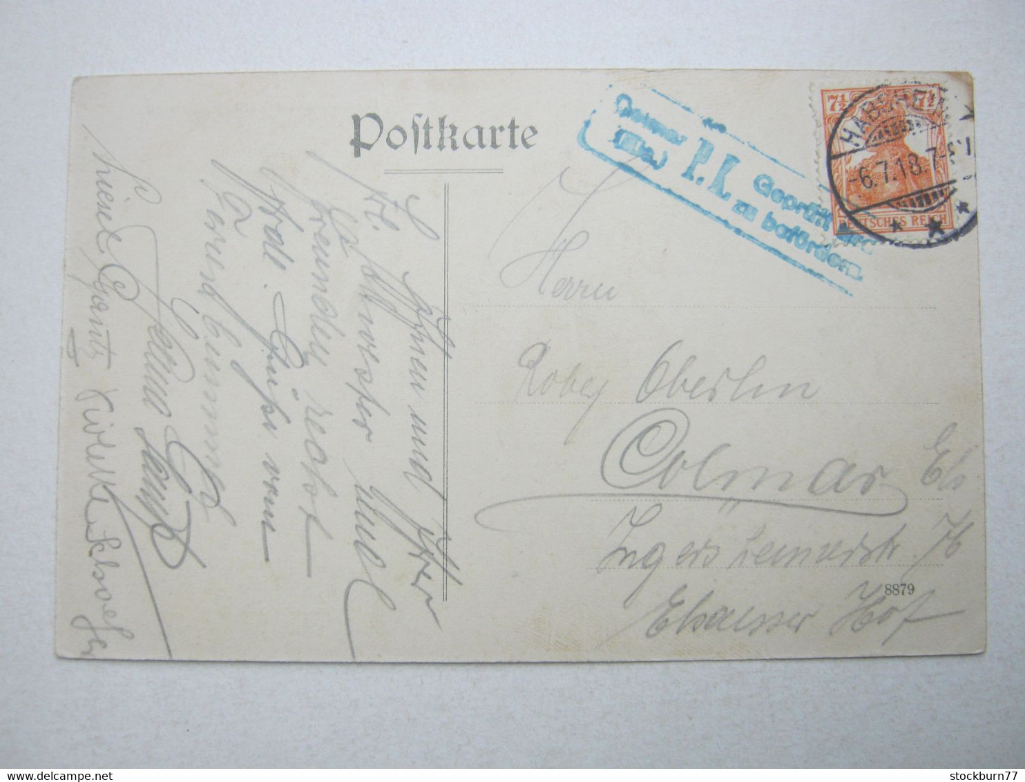 HABSHEIM , Buchwald  ,     Carte  Postale  Militaire Allemagne 1914-1918 - Habsheim