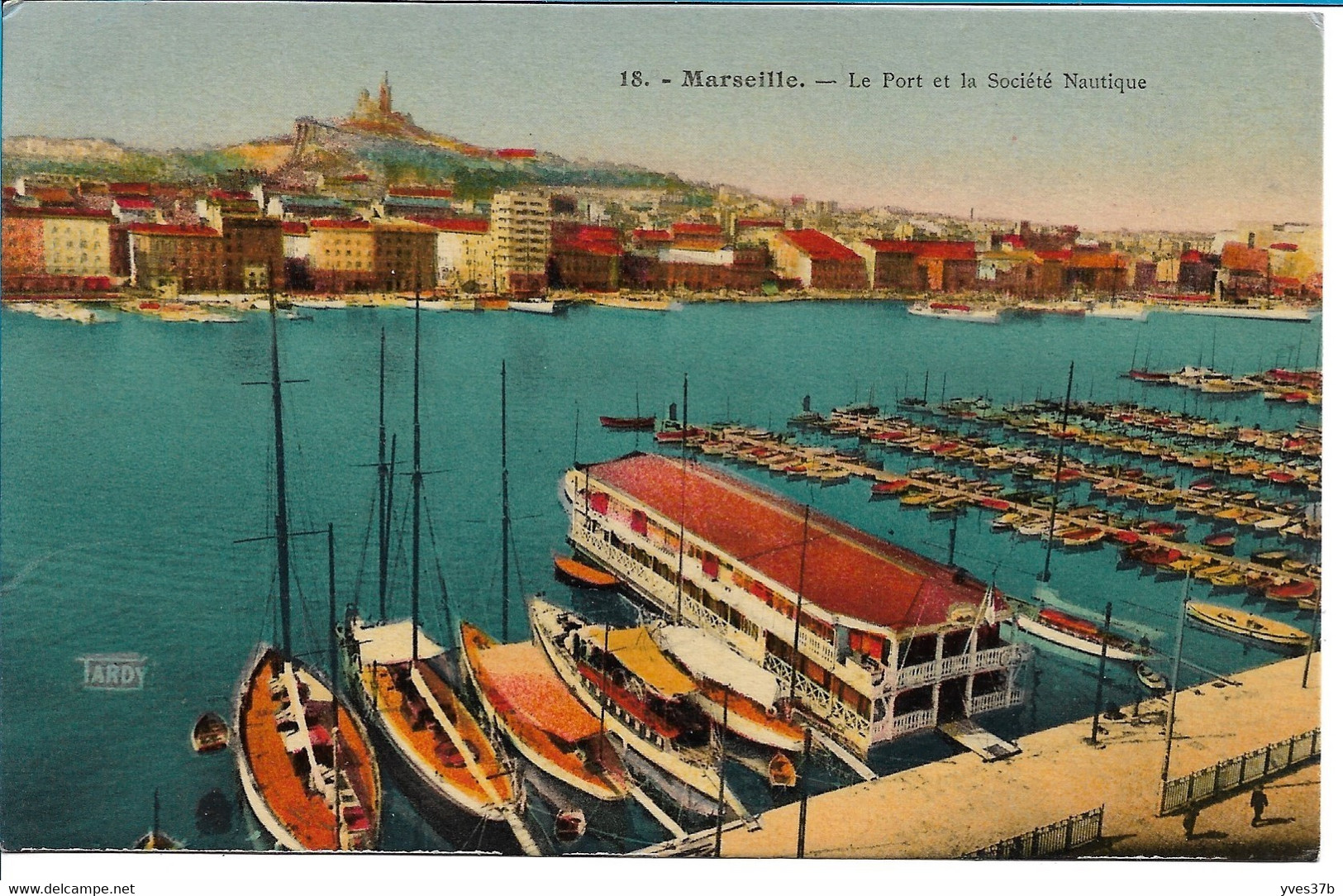 MARSEILLE - Le Port Et La Société Nautique - Joliette, Zone Portuaire